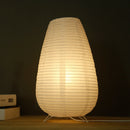 Nordic Paper Lantern Table Lamp Living Room Bedroom LED Decor Light (Long) Newly