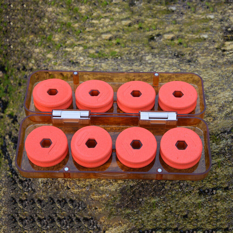 8pcs Winding Board Fishing Line Wire Shaft Bobbin Spools Tackle Box Accesso