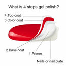 Laquer Manicure DIY Semi Transparent Nail Glitter Polish Nail Sequins UV Gel