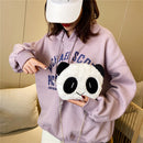 Lovely Panda Crossbody Bags Plush Girls Purse Shoulder Chain Messenger Handbags