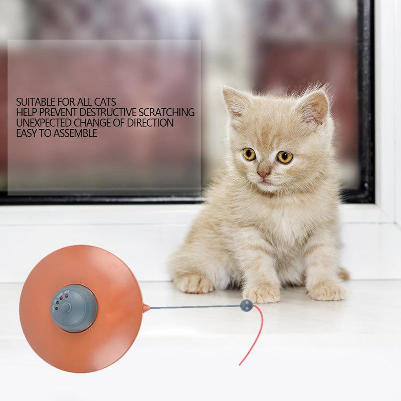 Funny Intellectual Interactive Plastic Pet Cat Amusement Plate Toys Turntable