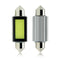 White 39MM COB Festoon Light C5W Car LED Reading Bulbs Dome Lamp For 2Pcs