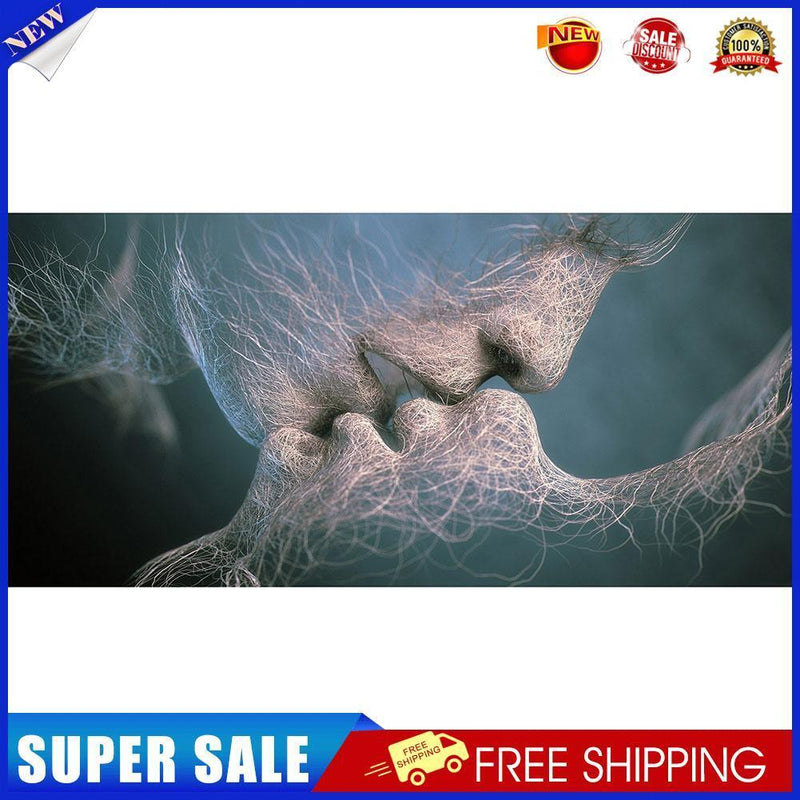 Abstract Kiss Oil Paint By Numbers Kits DIY Handpainted on Canvas Wall Art