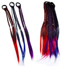 Hair Extension Colorful Rubber Bands Wig Ponytail Headband Hair Ornament
