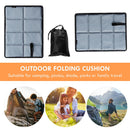Waterproof Beach Camping Seat Mats Foldable Outdoor Sitting Pad (Grey) Newly