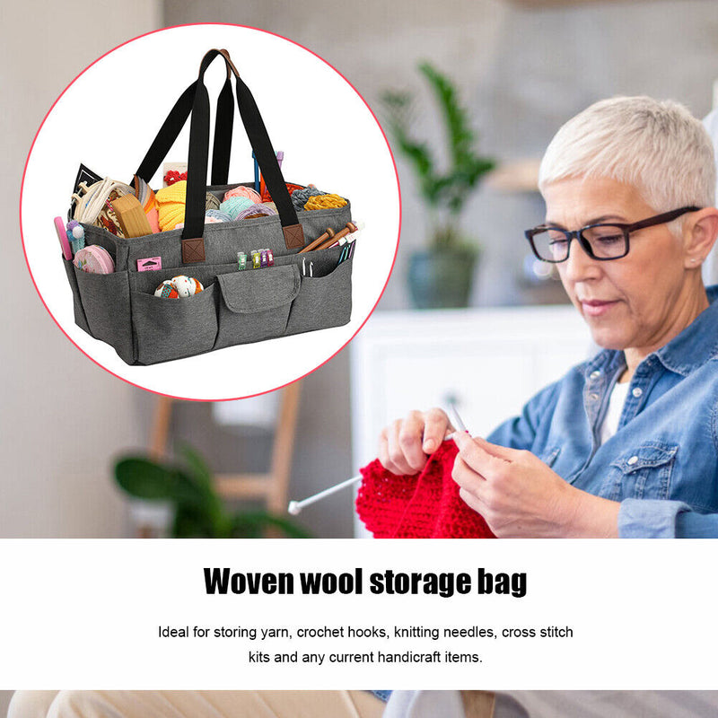 Knitting Bag Organizer Yarn Storage Case Crochet Hook Knitting Needles Dead Bags