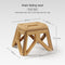 Outdoor Portable Folding Stool Camping Stools for Adults Children (Khaki)
