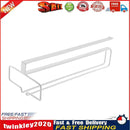 Metal Wine Rack Glass Holder Hanging Shelf Goblet Store Organizer (White) Newly