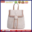 Straw Woven Backpack Beach Female Fashion Leather Pompom Travel Shoulder Bags