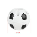 Cute Football Shaped Pen Holder Desktop Pencil Storage Rack (Black-White) Newly
