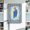 5D DIY Special Shaped Diamond Painting God Cross Stitch Mosaic Kit Home Wall Art