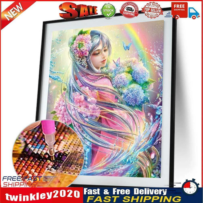 5D Diamond Painting Embroidery DIY Cartoon Girls Cross Stitch Home Decor Newly