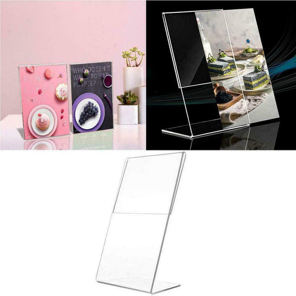 Acrylic Transparent Display Shelf L Type Display Stand Ho Tool Household T0Y7