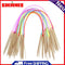 40cm multicolor plastic pipe circular carbonized bamboo knitting needles Ga