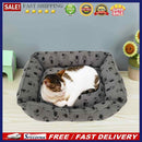 Plush Cat Bed Mat Machine Washable Square Dog Cat Kennel Breathable Pet Products