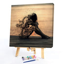Dissipate Girl 40X40cm Frameless Oil Paint By Numbers Picture DIY Painting