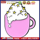 Cartoon Candy Color Brooch Badge Coffee Cup Pins Jacket Shirts Ornament Jewel