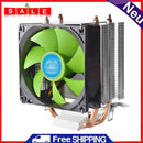 POLAR ICEFLOW CPU Air Cooler with Green Blade Quiet Fan 2 Heatpipes for AMD LGA