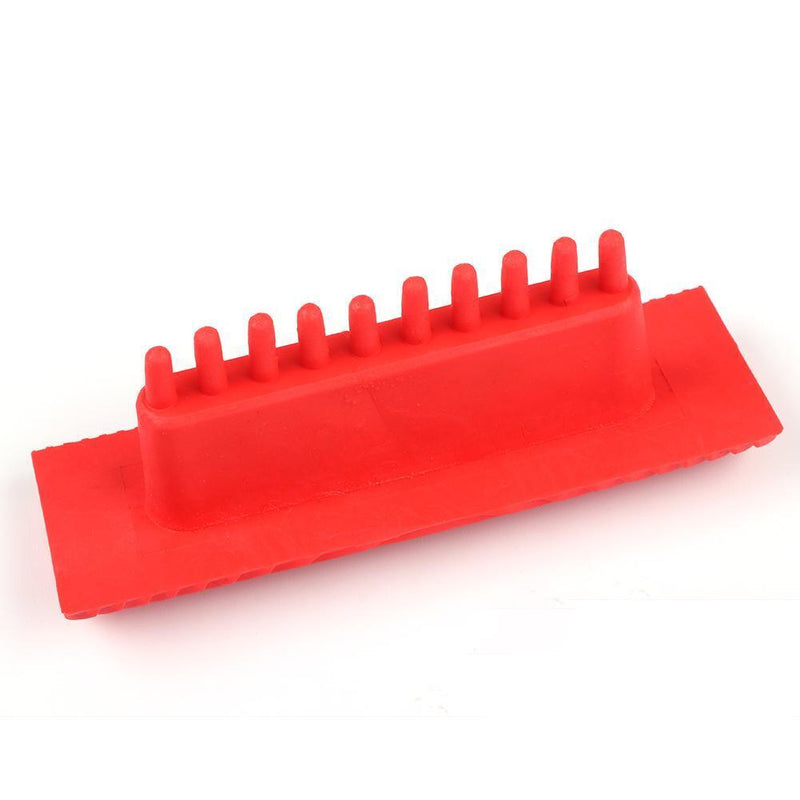 2pcs Rubber Red Cylinder Wood Grain Graining Wall Paint DIY Painting Tools