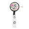 Clip Fashion Retractable Key Ring Badge Holder Nurse ID Name Card Lanyards