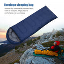 Outdoor Camping Sleeping Bag Winter Warm Envelope Hooded Hiking Sleeping Blanket