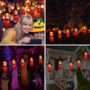Halloween Glowing Wizard Light Safe LED Ghost String Lantern 5 in 1 Party F