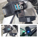 9-24V Handlebar Waterproof Handlebar Plug Charger USB Motorcycle Motorbike: