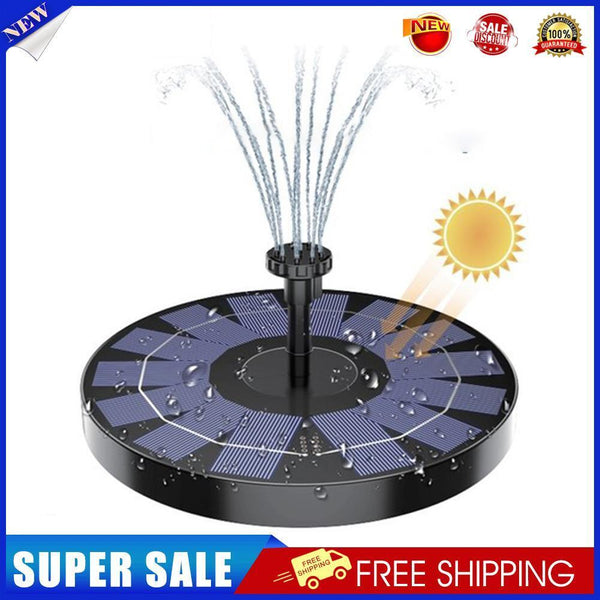 Solar Water Fountain Pool Pond Waterfall Outdoor Garden Bird Bath Decor