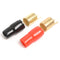2pcs Car Speaker Electrical Wire Connectors Spade Crimp Terminal Kit with Sheath