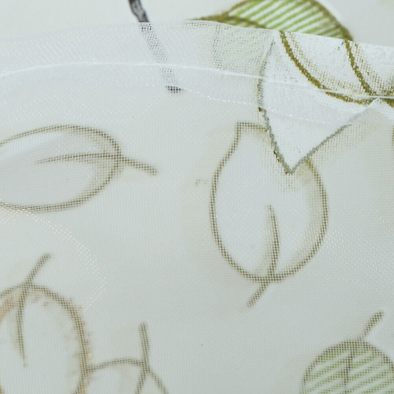 Wintersweet  Curtain Tulle Window Treatment Voile Drape Valance Green