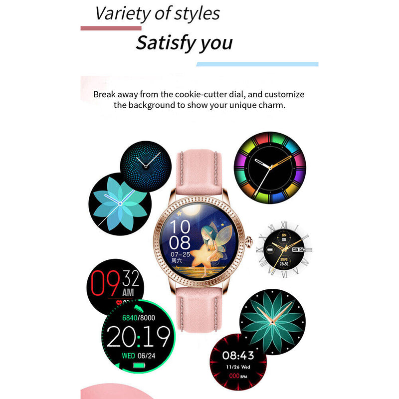 Heart Rate Monitor Fitness Sports Watch Women Sedentary Reminder Smart Bracelet