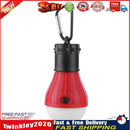 3LED Tent Hanging Lamp 3 Modes SOS Emergency Carabiner Bulb Light(Red) Newly