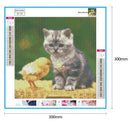 5D DIY Full Drill Diamond Painting Chicken Cat Cross Stitch Embroidery Kits
