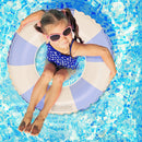 Blue Striped Swimming Ring First-Class Seam Technology Thickened Ring (80) Newly