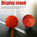 Acrylic Basketball Display Stand Holder Soccer Football Bracket (Black)