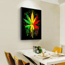 DIY Color Maple Leaf Full Kit Ornaments 5D Drill Diamond Round Mosaic Painting