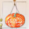 Fall Pumpkin Welcome Sign Autumn Pumpkin Hanging Wooden Signs Autumn Fall.