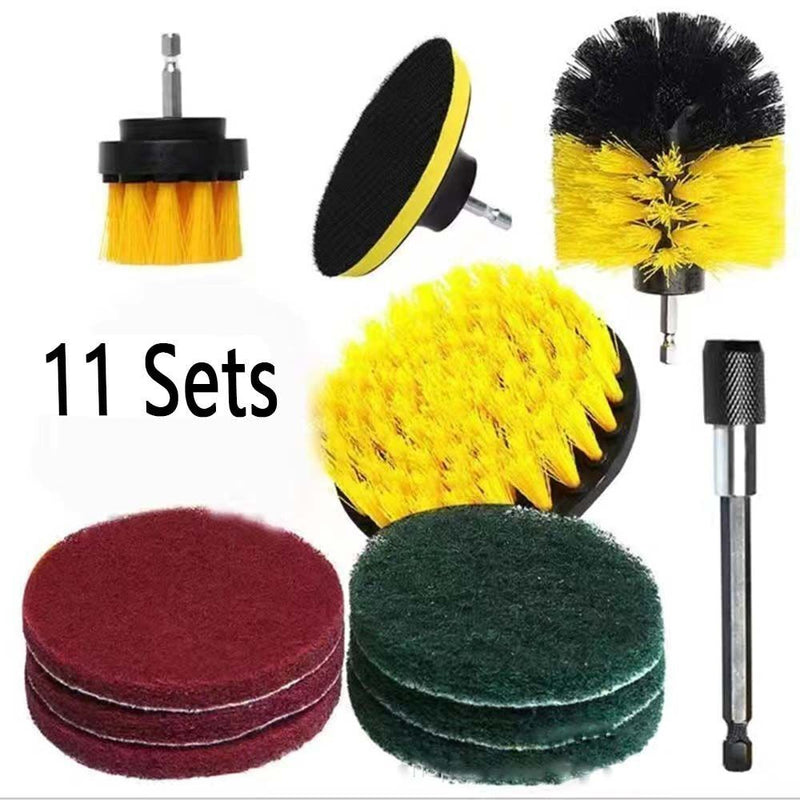 Extension Rod Cleaning Drill Brush Polishing Tool Polishing Pad Scouring Pads