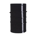 Outdoor Winter Warm Fleece Neck Scarf Reflective Skiing Neck Cover (Black)