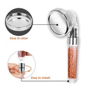 Shower Head High Pressure with Filter Set 3 Mode Adjustable Spray Nozzle Newly