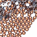 30g 6mm Crystal Rhinestone Acrylic Flat Back DIY Nail Sequins (Dark Coffee)