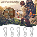 5pcs Camping Hiking Outdoor Sports Buckle Quick Hanging Keychain Spring Clasp