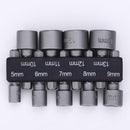 9pcs/Set 5mm - 13mm Hex Socket Sleeve Nozzles Nut Driver Set Drill Bit Adapt
