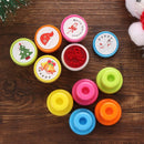 Santa Claus Decorations Seal Xmas  Stamps Cartoon Stamper Christmas Signet