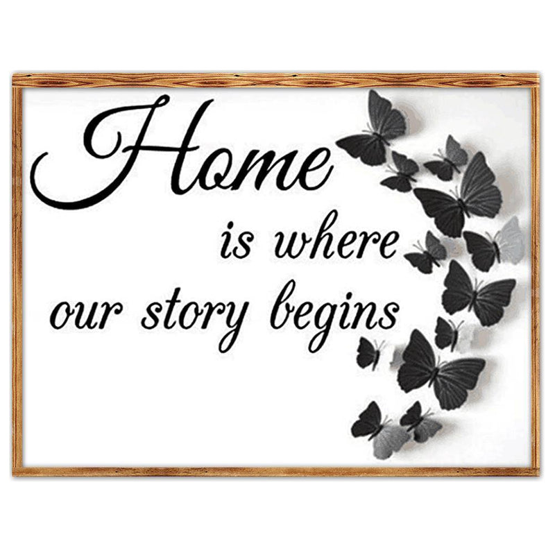 5D DIY Full Drill Diamond Painting Butterfly Cross Stitch Embroidery Crafts