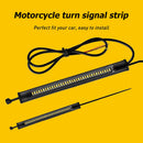 2pcs 36LED Motorcycle Turn Signal Light Strip Fork Strip Lamp Bar Accessories