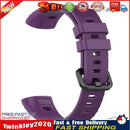 Silicone Watchband w/Buckle for Huawei Band 4 Pro TER-B29S (Dark Purple) Newly