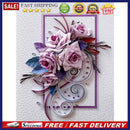 Diamond Painting Quilling paper painting flowers Full Round Rhinestone