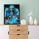 5D Rhinestone Picture DIY Blue Buddha Full Round Drill Diamond Painting Gift Kit