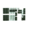 PBT Keycap for MX Switch Gaming Mechanical Keyboard Parts (Matcha Russian)